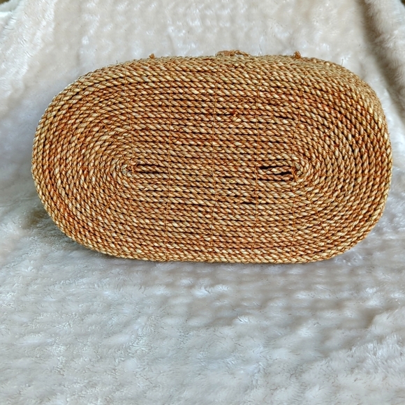 HANDWOVEN Caribbean Beach Tote ~ 🌴 ⛱️ 🛥⛵️ - Picture 7 of 16